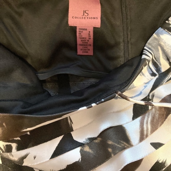 JS Collections Cocktail Sheath Dress w Matching Shawl - Picture 9 of 14